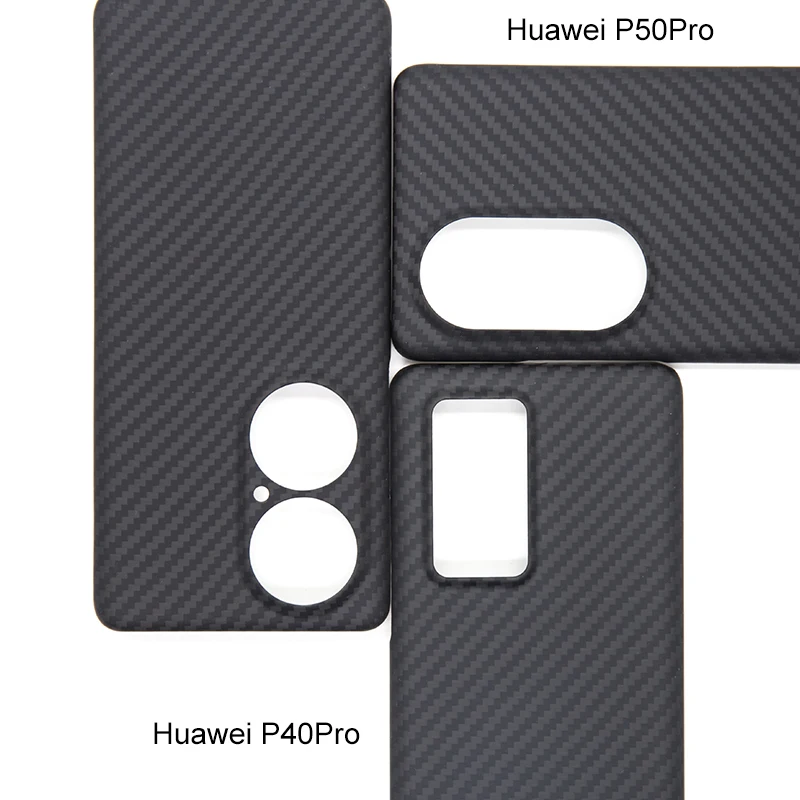 

Чехол для телефона из углеродного волокна HUAWEI P50 Pro, легкий ударопрочный защитный объектив, черный матовый чехол для телефона P40Pro