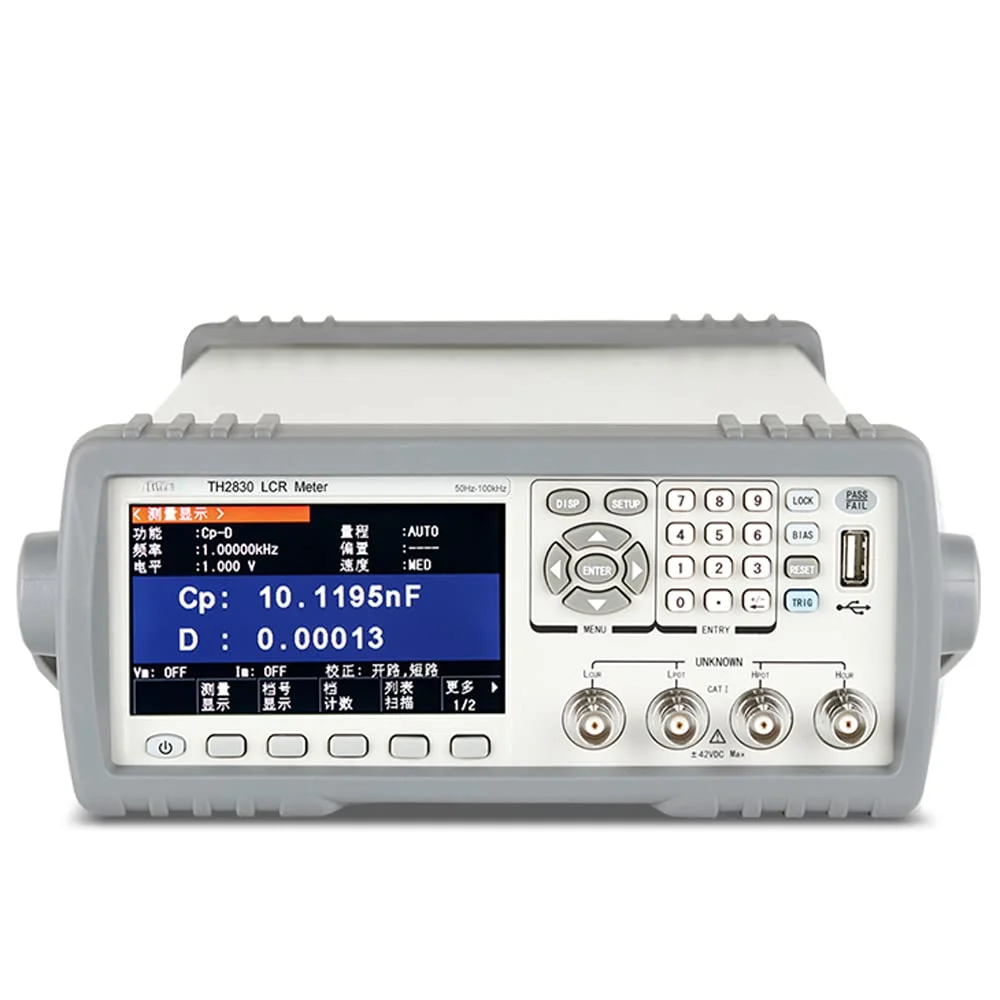 TH2830 Цифровой измеритель LCR Точность 0 05% 50 Гц-100 кГц Тестер индуктивности