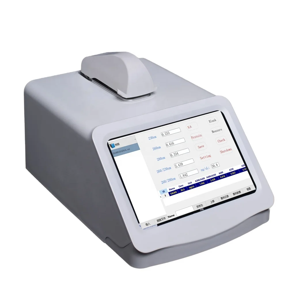 

Hot Sale 200~850nm nano spectrophotometer for sale