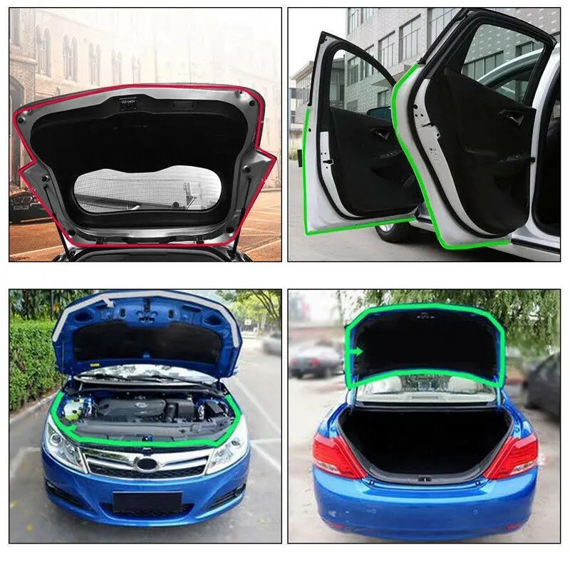 

1pc 3meter Universal Weatherstrip Small D-shape Car Door Rubber Weather Seal Hollow Strip Car Replacement Accessories