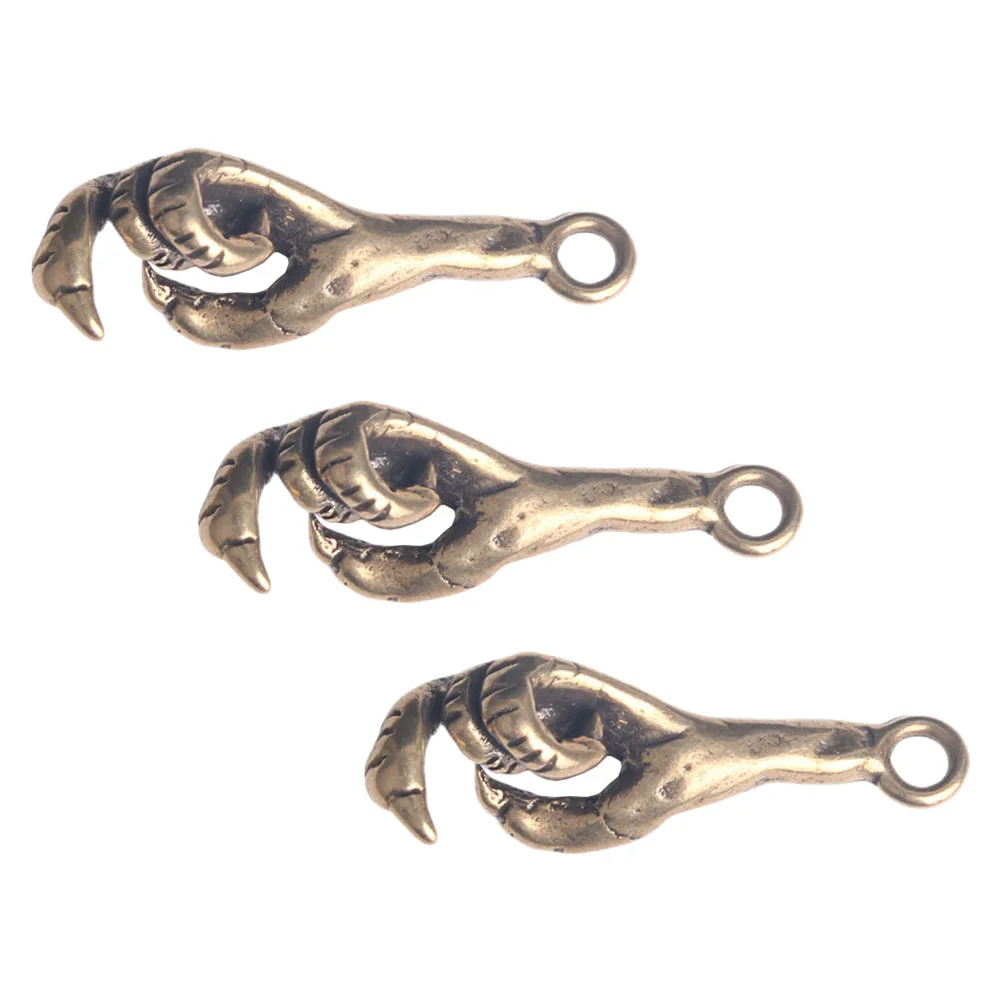 

Подвеска-талисман «сделай сам», ретро латунные подвески в виде животных, ремесло, металлический Орел, стимпанк, коготь, браслет, ожерелье, брелок, серьга