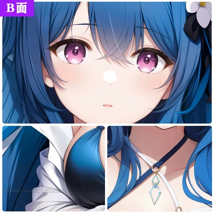 Azur Game Lane USS Helena косплей двусторонняя длинная дакимакура обнимающая наволочка для