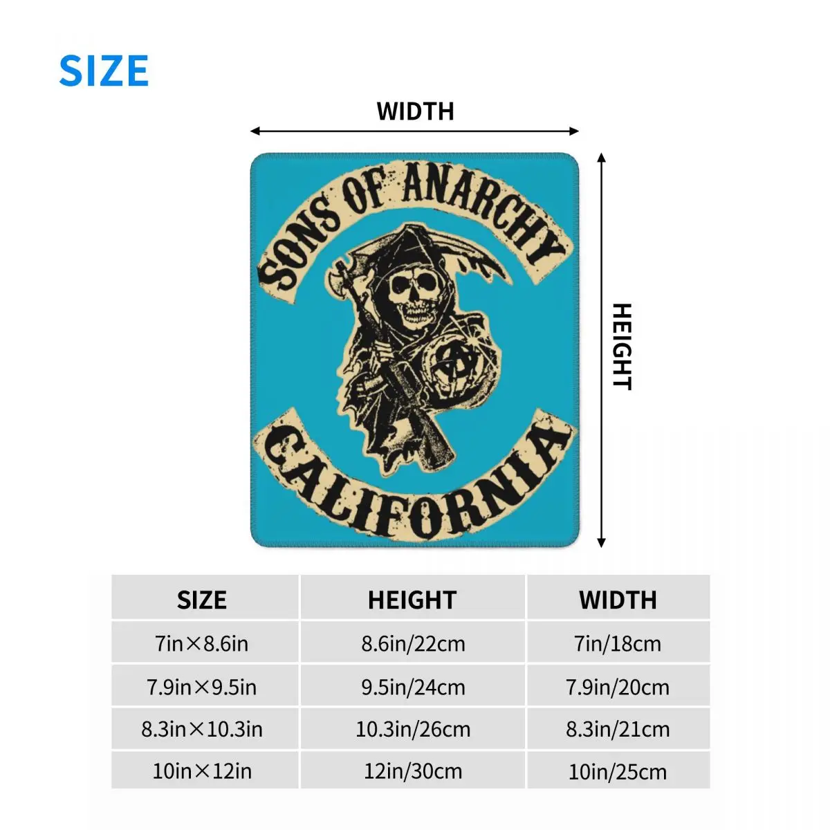 Компьютерные коврики для мыши Sons Of анархии мягкий коврик со сшитыми краями