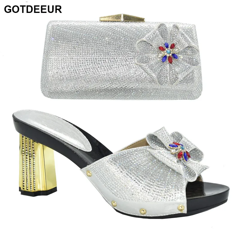 

Новинка, Женская обувь в итальянском стиле на высоком каблуке, пикантные женские туфли для свадьбы, женская обувь и сумка для вечерние ринки...