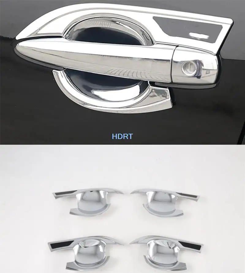 Для Nissan Altima Teana 2019 2020 углеродное волокно ABS Хромированная дверная ручка Чаша