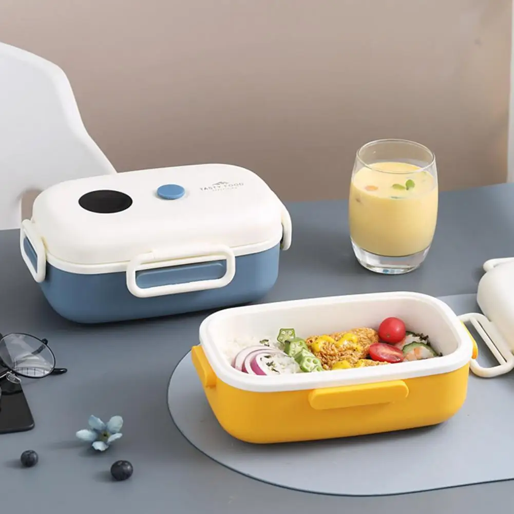 

1000ml Bento Box Large Capacity Insulated PP Leak-proof Thermal Bento Lunchbox Household Supplies
