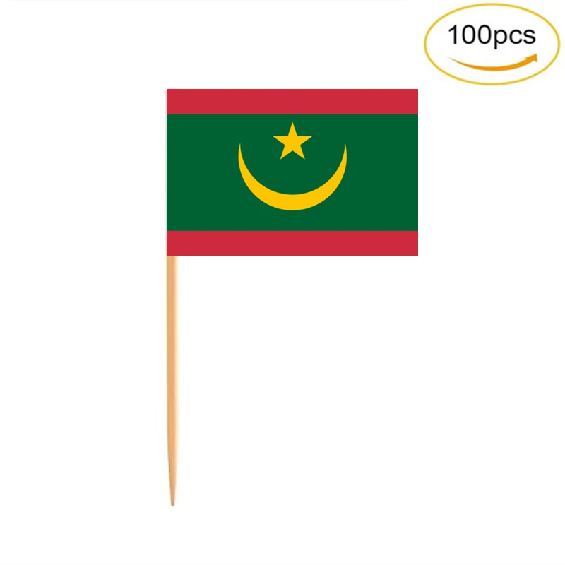 100 шт./компл. мини-флаг мавританской Формы для кексов коктейлей тортов топперов