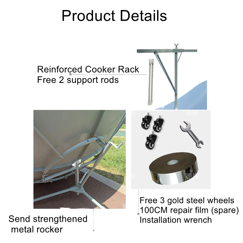 Домашний солнечный водонагреватель энергосберегающая концентрирующая плита