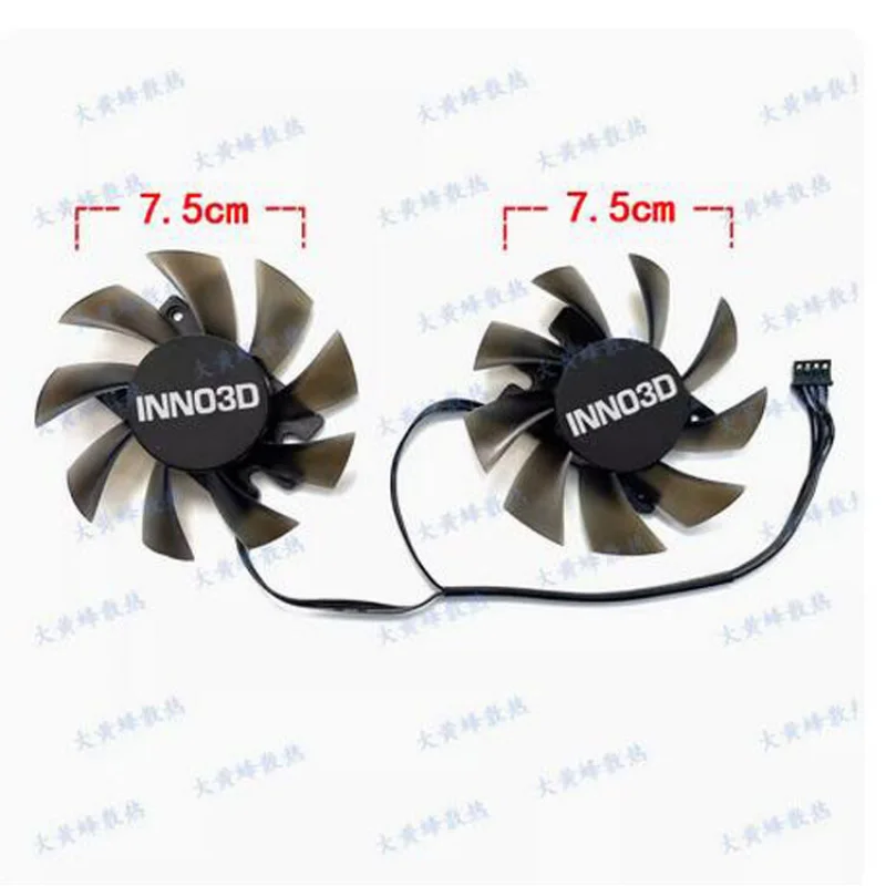 Вентилятор видеокарты WYORESY CF-12815S для INNO3D P106-100 GTX1660 1660ti Supreme