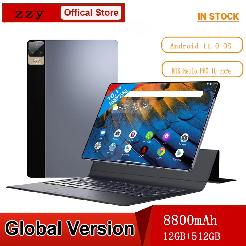 

Планшет Tab 10, 12 + 512 ГБ, android 11