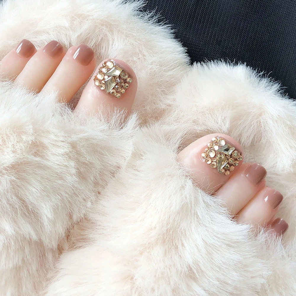 Накладные ногти из искусственного акрила, 24 шт., накладные ногти, накладные ногти для маникюра, инструменты для дизайна ногтей, Декоративные...