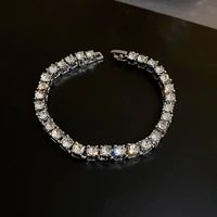 hot sale public fashion shine cz round bracelet for lady aaa high quality bling zircon temperament bracelets jewelry pendant