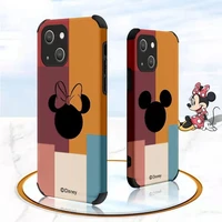 bandai disney new cartoon splicing couple phone case for iphone 13 12 11 pro mini xs max 8 7 plus x xr silicone soft cover 2022