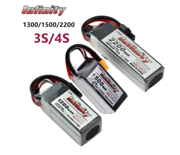 Аккумулятор Infinity 3S 4S LiPo 2200 мАч 1500 45C 95C SY60/XT60 графический разъем для