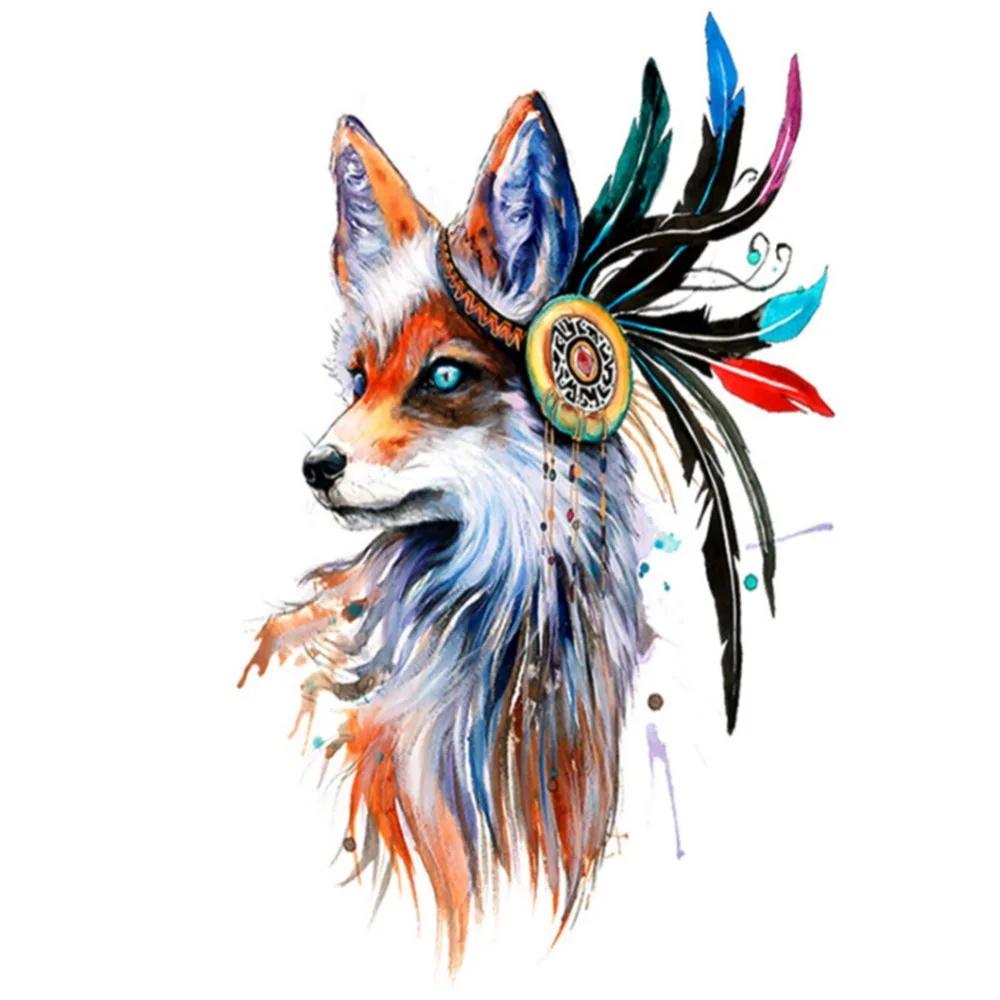 Водостойкая Временная тату-наклейка большие геометрические татуировки с