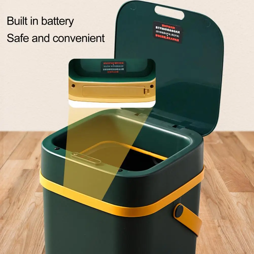 

Induction Trash Can Universal Leak-proof Quick Response Plastic Induction Rubbish Bin for Living Room