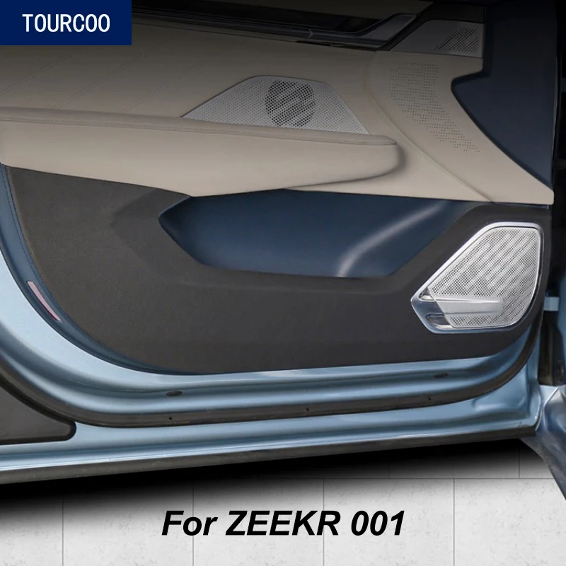 

For ZEEKR 001 Interior Door Anti-kick Protective Pad Cover Stickers Car Styling Modification Leather Stickers