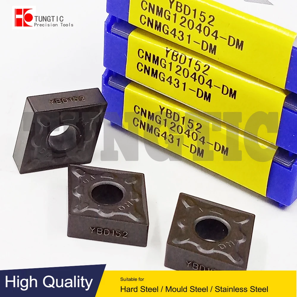 

CNMG120404-DM YBD152 Milling Cutter CNC Tools Insert Lathe Machining Tools Lathe Cutting Tool Metal Turning Tools CNMG 120404