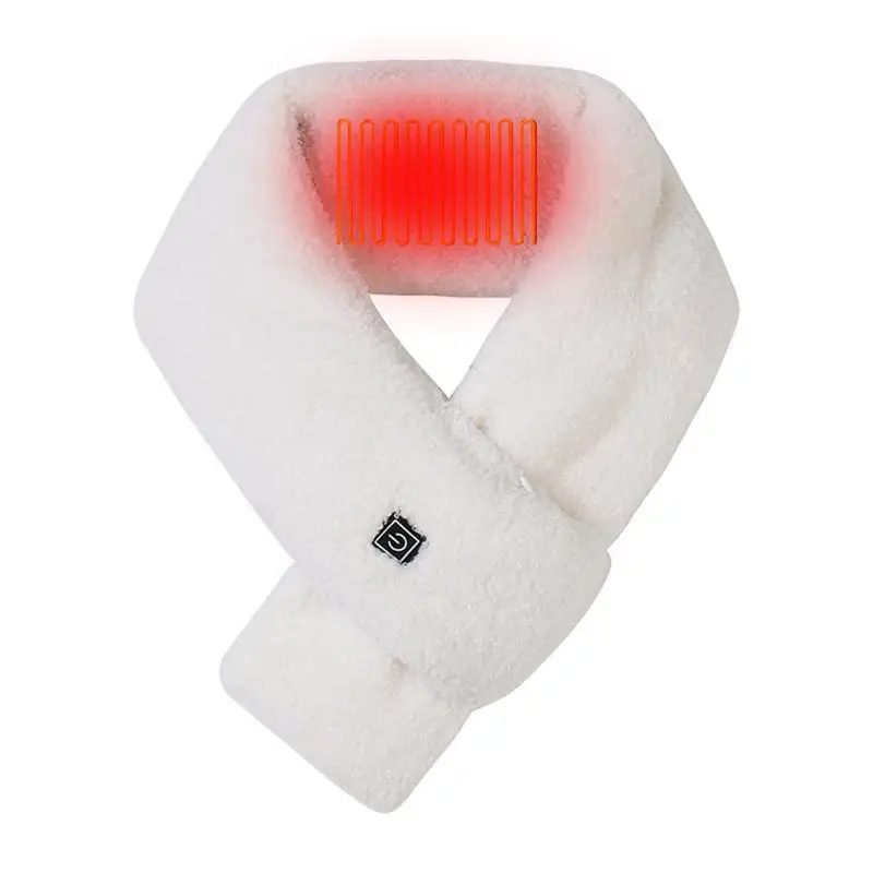 

Heating Scarf Rechargeable Heated Neck Warmer Electric Warm Scarf With Soft Warm Neck Neck Heating Pad For Outdoor Activities