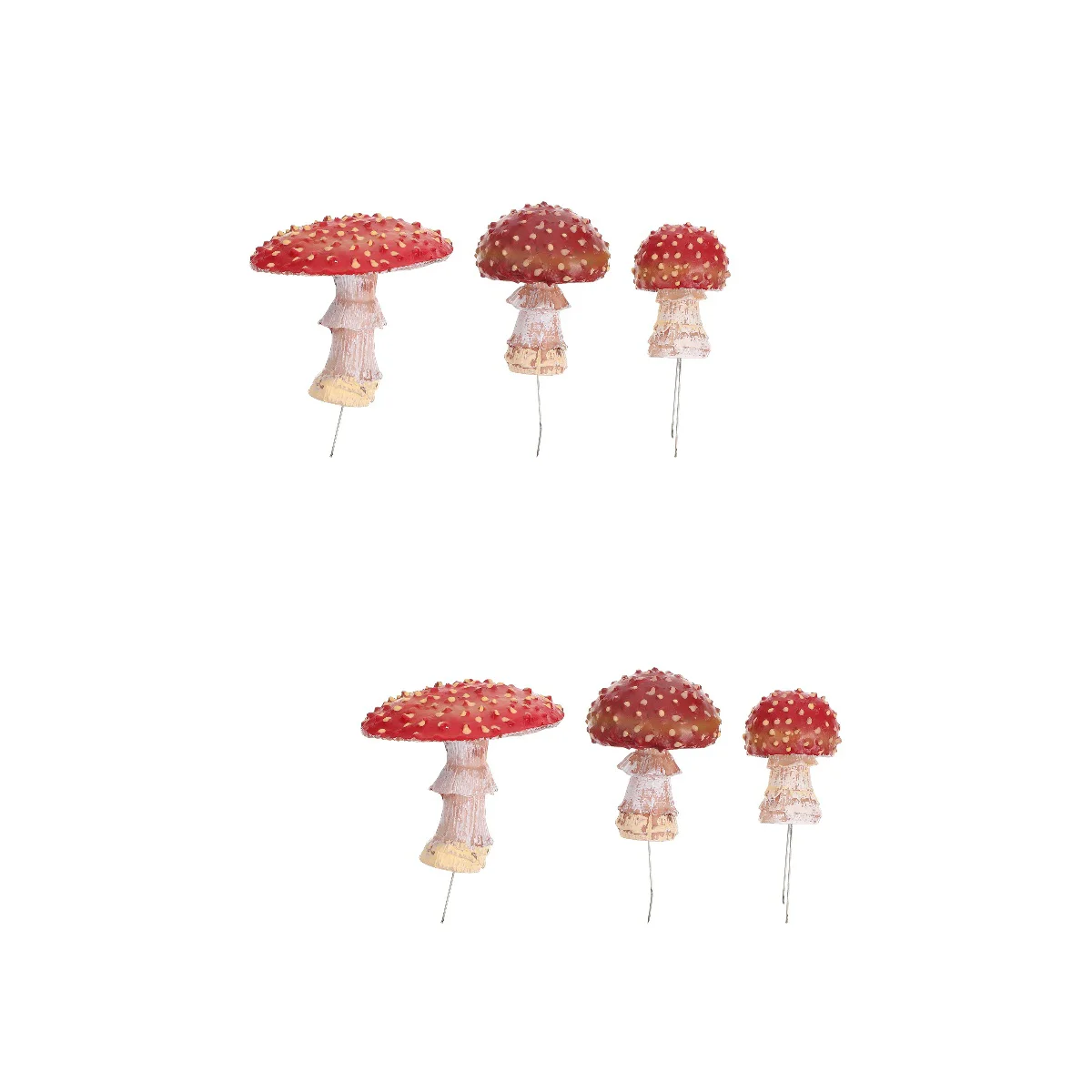 

Mushrooms Mushroom Glow Garden Figurines Terrarium Props Aquarium Ornament Miniature Sculpturetiny Decorations Decor Decorative