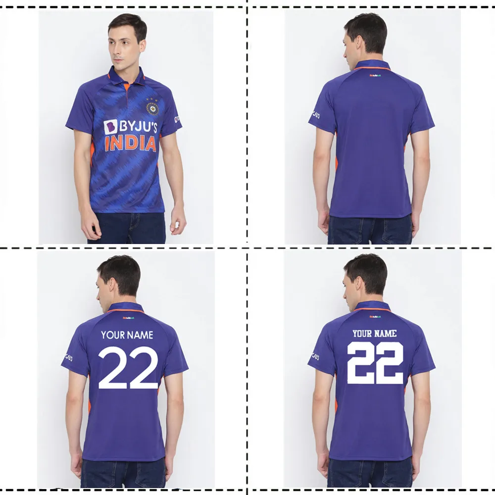 

2022 INDIA HOME CRICKET JERSEY size S-M-L-XL-XXL-3XL-4XL-5XL