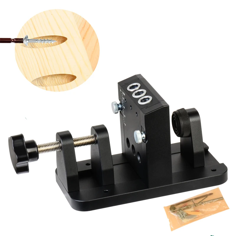 

Скошенный Карманный направляющий зажим, Столярный деревообрабатывающий набор для столярных работ, зажим, инструмент, локатор, дюбель, инструменты для сверления, 9 мм сверло