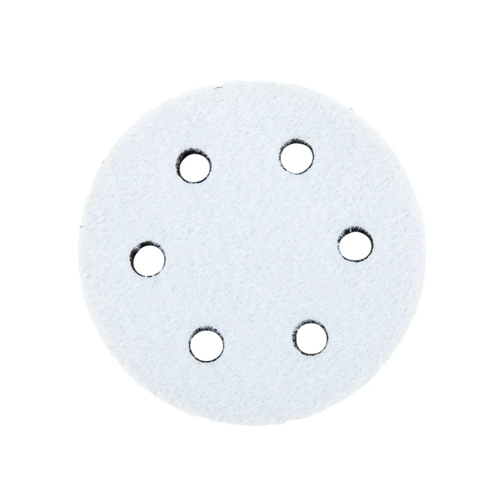 

2 Pcs 3 Inch 6 Holes Soft Sponge Interface Pad For Hook And Loop Backing Pads Orbital Grinding/Polishing Tool Accessories