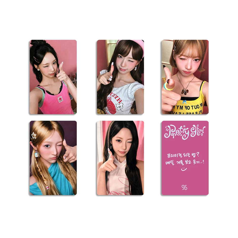 Фото Новинка: Глянцевые фотокарточки RESCENE Pretty Girl Album с Минами Мэй Вони в корейском стиле, модные ломо-карточки, коллекционные открытки для фанатов №2