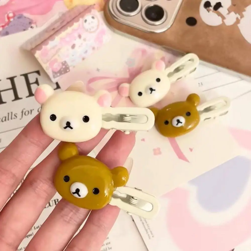 Rilakkuma пластиковый волнистый зажим в виде утконоса боковой студенческом стиле