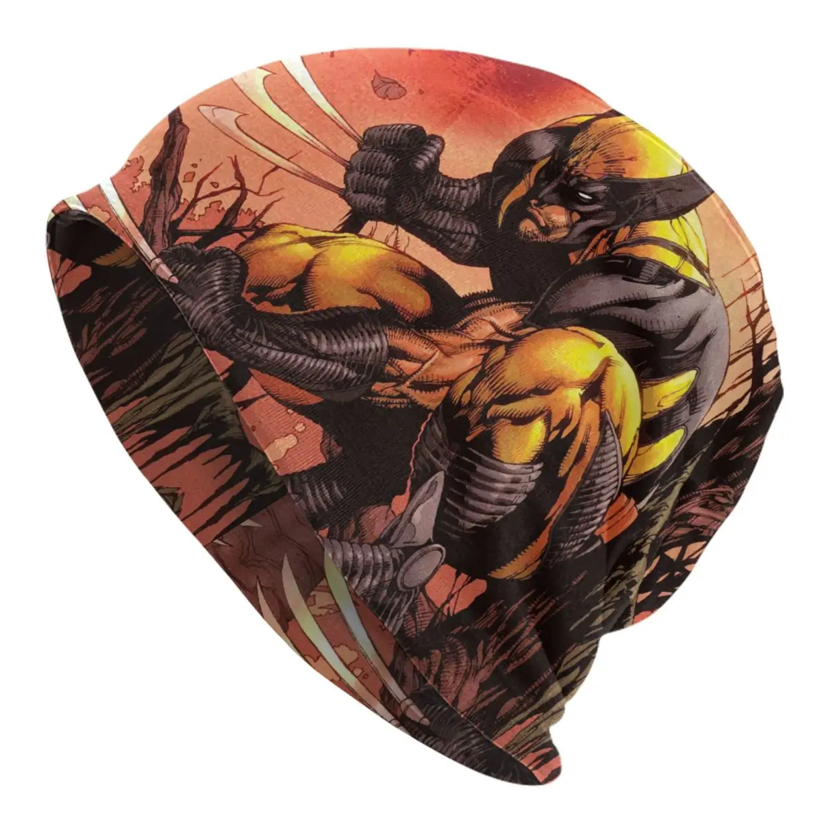 Шляпа шапки Росомаха тонкая шапка для мужчин и женщин супергероя MARVEL теплая на