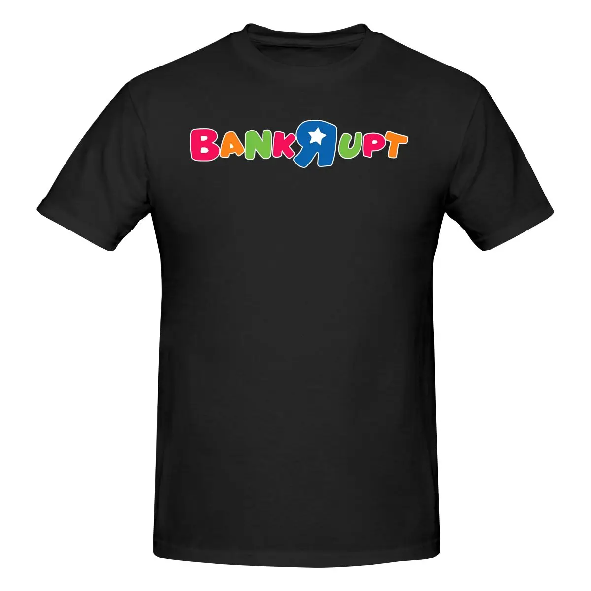 Мужская футболка Funny Atrioc Bankrupt Merch Топы с принтом свободного и облегающего кроя