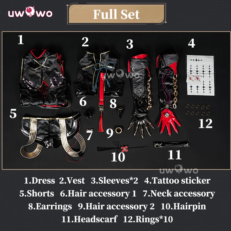 UWOWO Yinlin Косплей костюм из игры Wuthering Waves