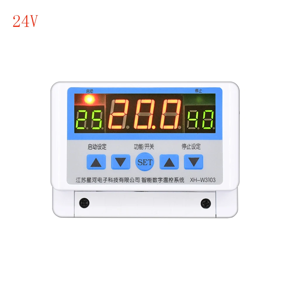 

W3103 DC 12V 24V AC 220V Temperature Controller 300W 600W 5000W High Power Digital Thermostat 30A Temperature Controller Switch