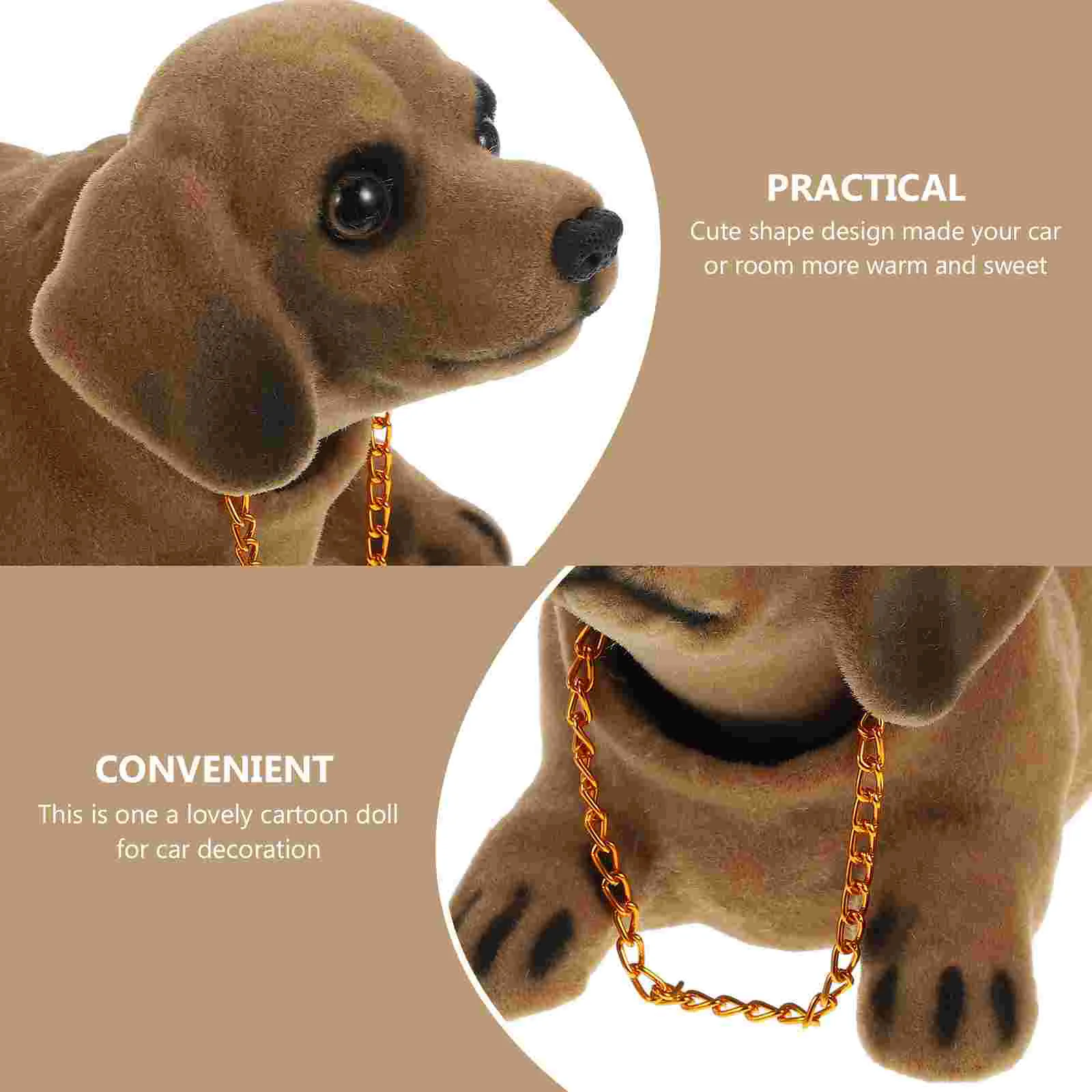Голова собаки ребенок автомобильная пупс для автомобиля такса игрушка украшения