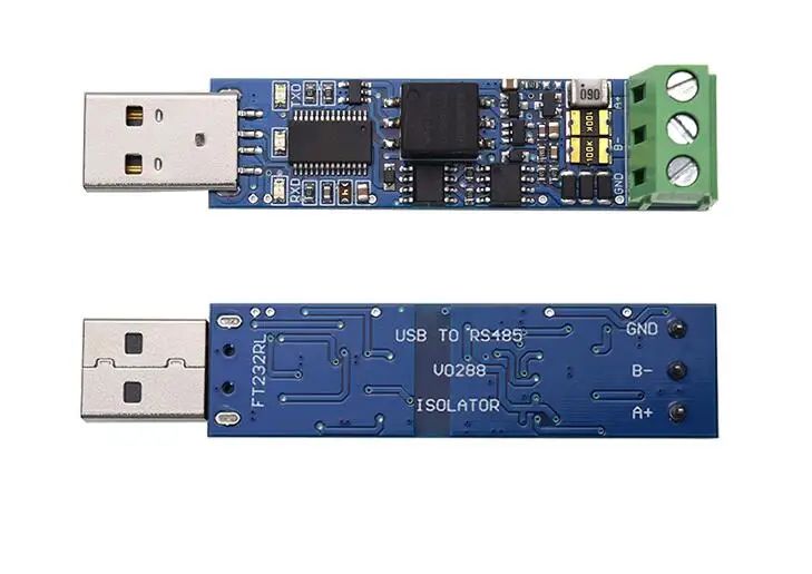 Изоляционный модуль USB к RS485 485 связи чип FT232RL/CH340C + EXAR SP485 |