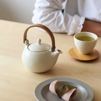 handmade ceramic teapot tea making urgent need loop handled teapot small tea set gift box