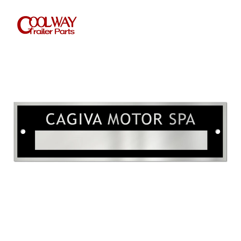 

Полностью гравированная алюминиевая пластина для спа-салона CAGIVA