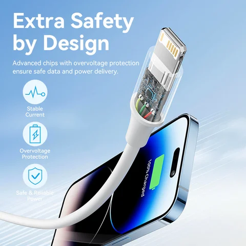 Кабель Vention USB — Lightning для iPhone 14, 13, 12, 11 Pro Max, 2,4 А, быстрая зарядка для iPhone, iPad, зарядное устройство, USB-кабель для передачи данных