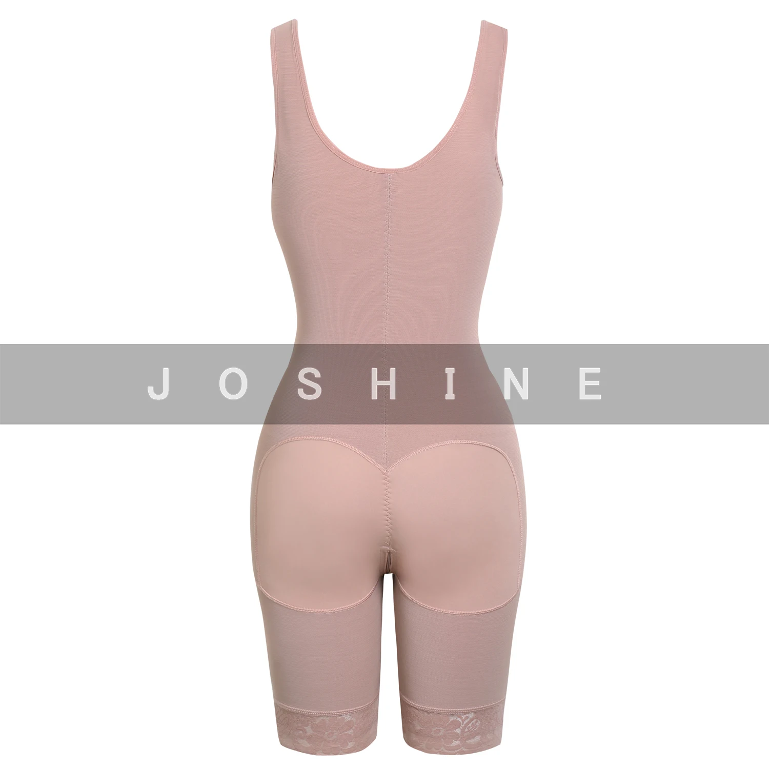 Fajas Reductoras Y ModeladWomen Post Liposuction Body Shaper Waist Cincher Underbust Corset Front Closure Bodysuit With Hook-Eye