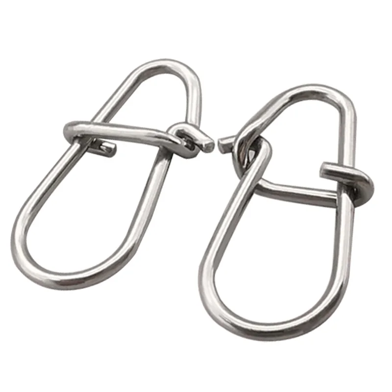 

100 шт., быстрое крепление-защелка для рыболовных снастей