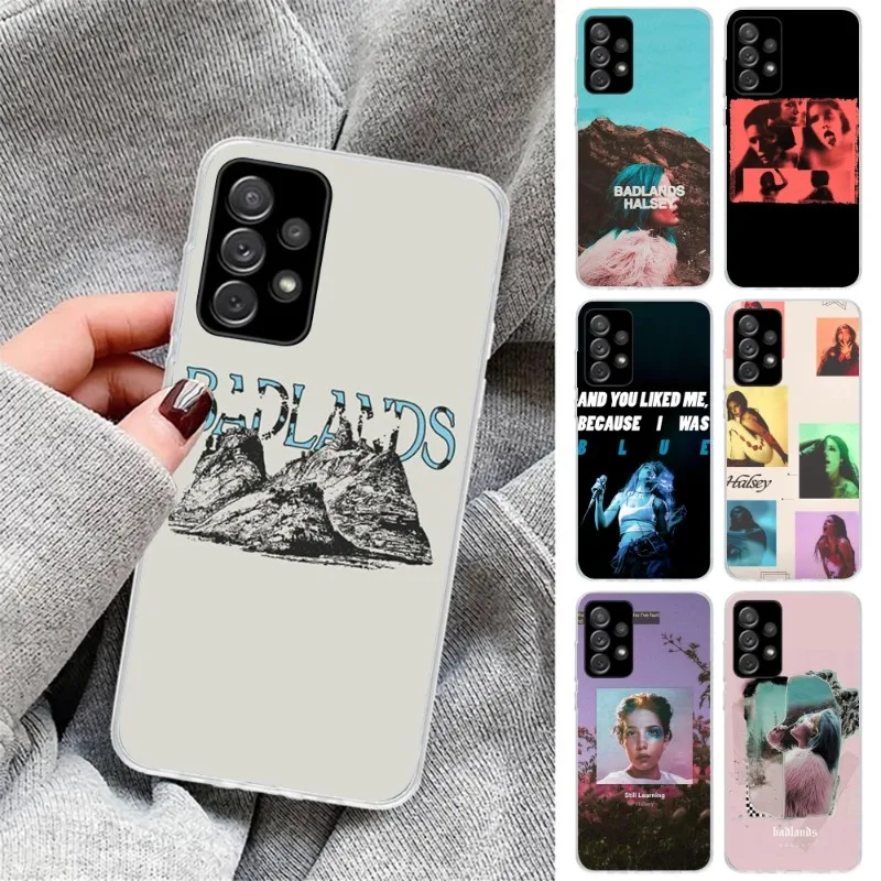 Badlands Halsey Phone Case For Samsung Galaxy S10 S21 S22 Plus Ultra A91 A51 A21S A12 Transparent Phone Cover