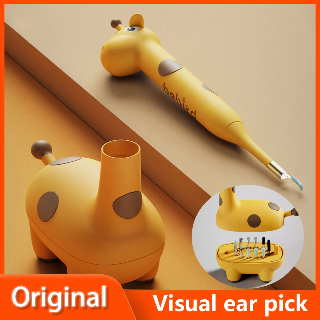 

New Bebird Children's Visual Ear Pick D3 Pro 800W HD Endoscope Serpentine Smart Ear Cleaning Tool Luminous Children's Ear Pick