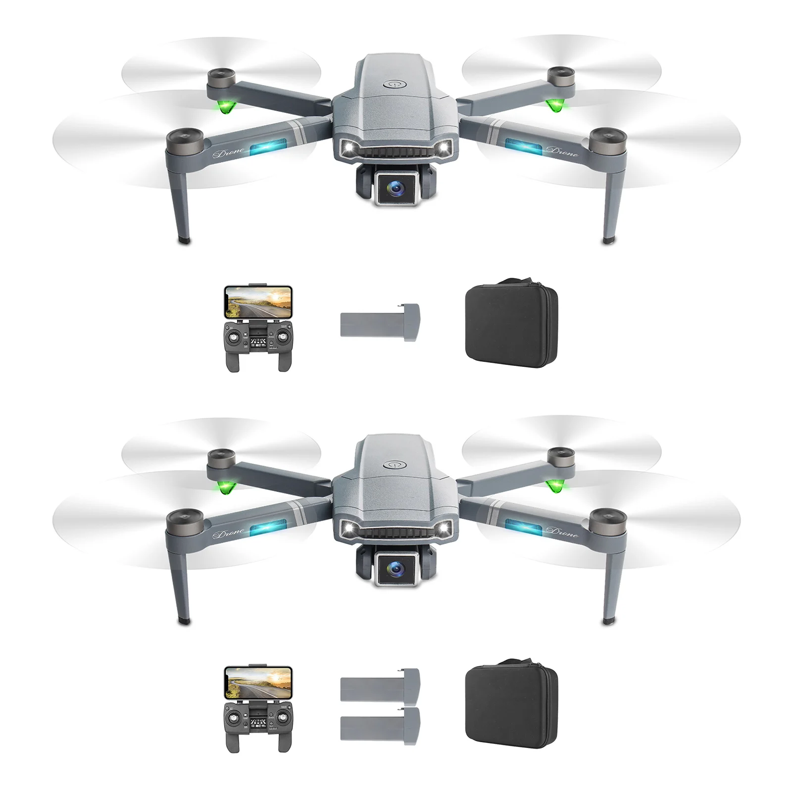 

GPS 4K Dual Camera HD Brushless Motor Optical Flow Positioning RC Drone