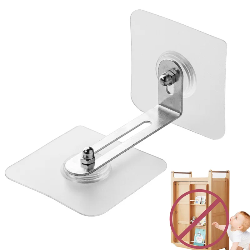 

Stainless Steel Corner Brackets Free punch 90 Degree Angle Bracket Adjustable Anti Dumping Furniture Corner Stand Supporting