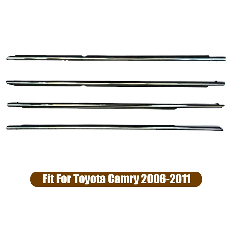4 шт./компл., уплотнители для окон и дверей, водонепроницаемые резиновые ленты для автоматической уплотнения, подходят для Toyota Camry 2006-2011/2012-2014