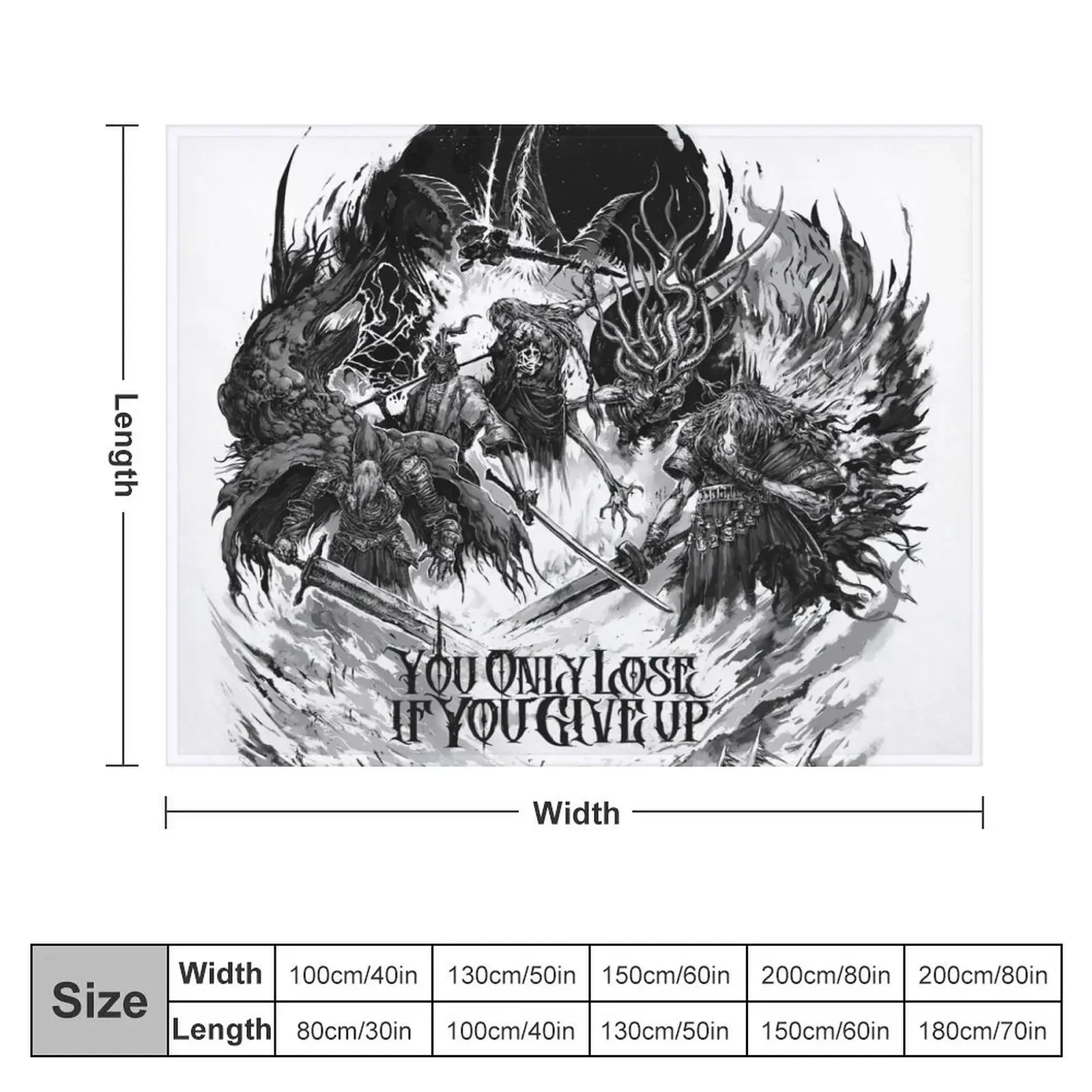 Одеяло Soulsborne Bosses роскошные термомягкие одеяла для кемпинга