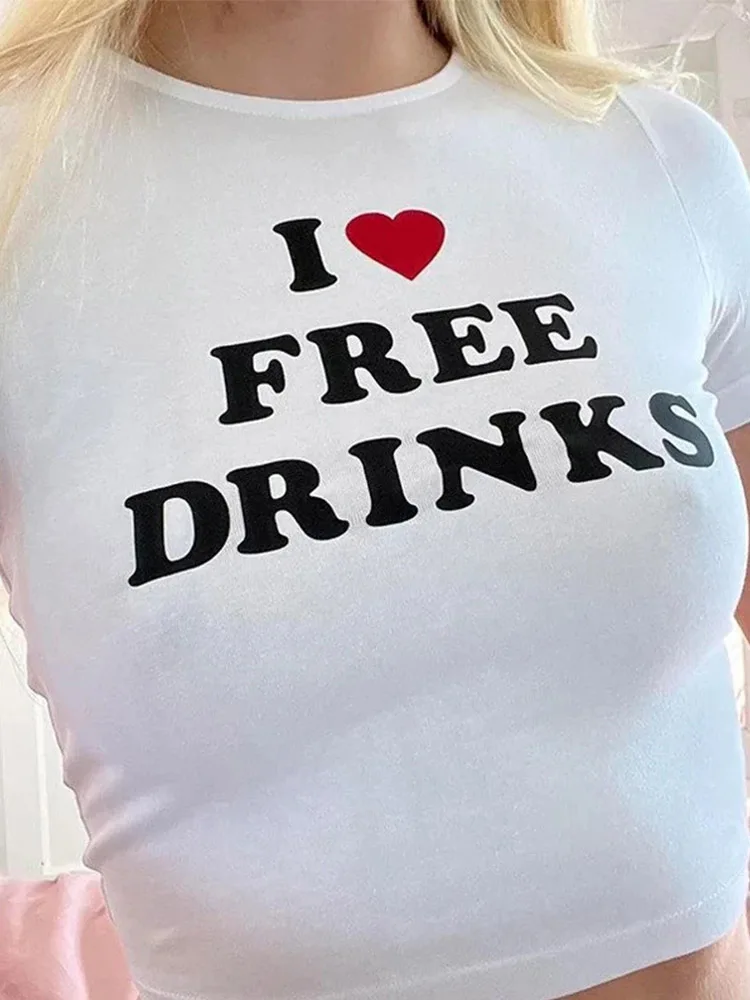 Y2k Giysileri Винтажная футболка судаки Baskı Kollu летняя одежда эмо