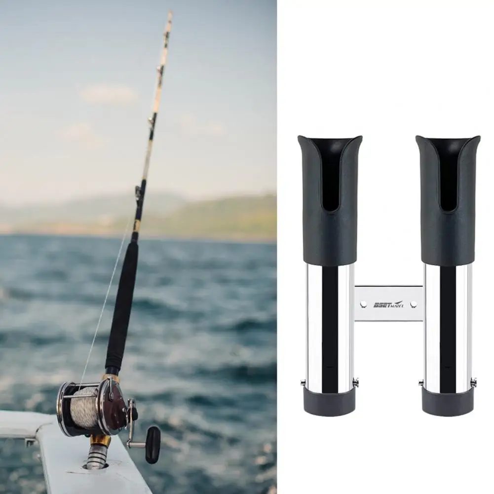 

Eco-friendly Practical Practical Fishing Rod Holder 3 Colors Fishing Rod Holder Two Holes for Angling
