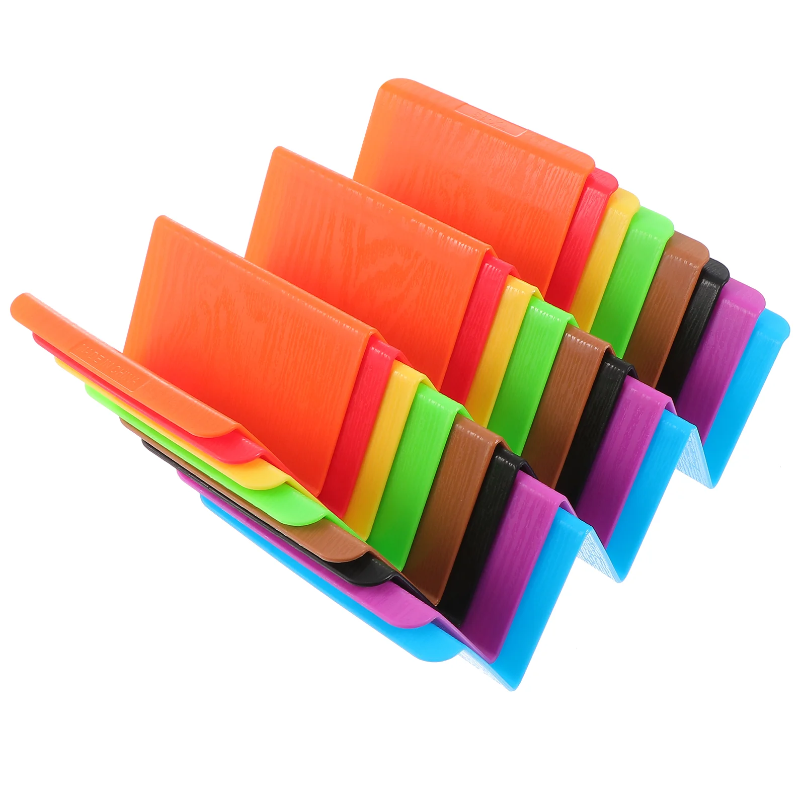 

8pcs Practical Plastic Taco Rack Burritos Holder Wavy-shape Taco Stands