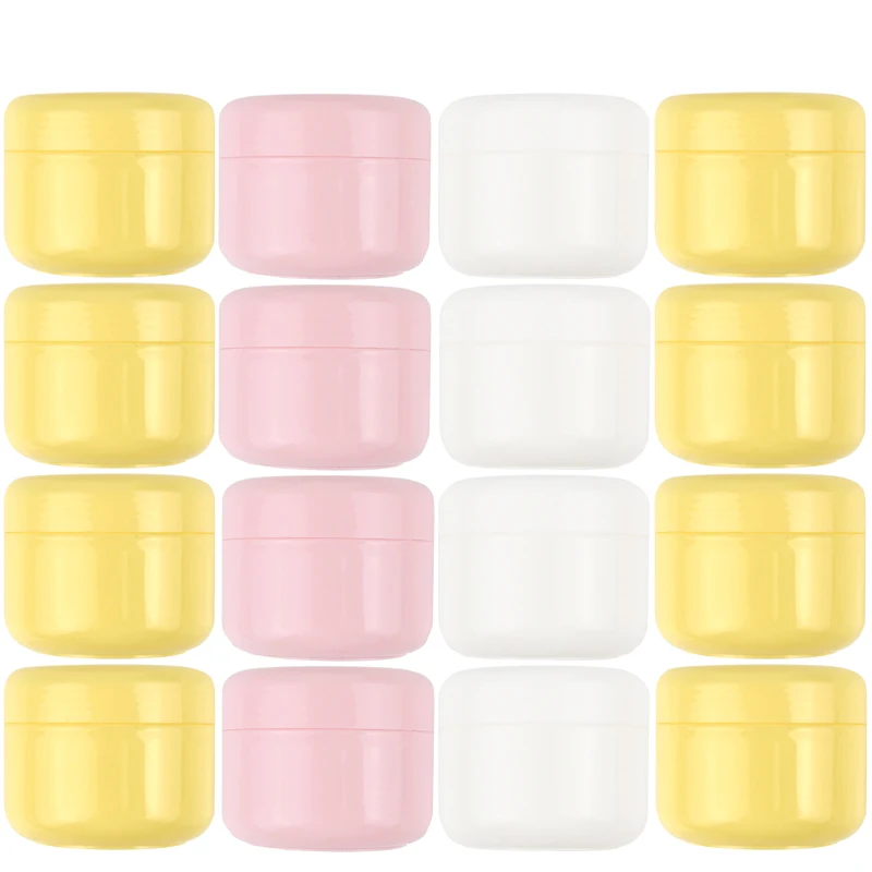 

30pcs 10g/20g/30g/50g/100g Empty Makeup Jar Pot Travel Face Cream Lotion Cosmetic Container Portable Refillable Sample Bottles